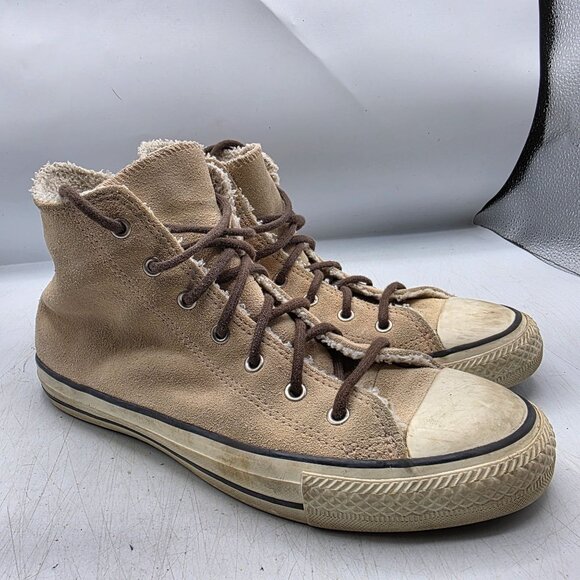 Converse Sherpa Chuck Taylor Womens Size 7 Light Bisque Egret Shoes 566564C - Picture 1 of 13
